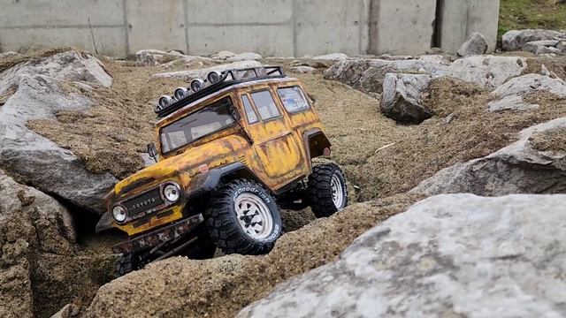 Tamiya CC-02 Toyota Land Cruiser 40 First Run