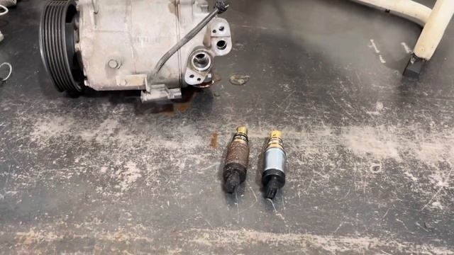 비엠 X3 에어컨 콤프레샤 압력밸브 교환   BMW X3 F25 Aircon Compressor Pressure Valve Replacement