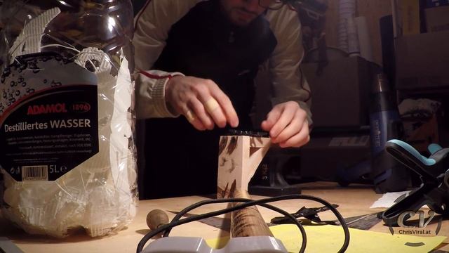 Melting Waste PLA To A Cube (GOT HIGH)