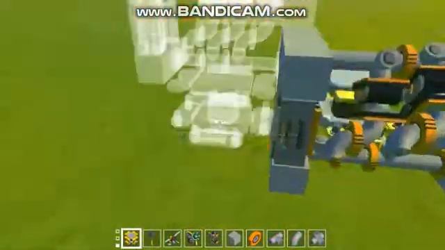 Поршневой двигатель в Scrap Mechanic без модов!