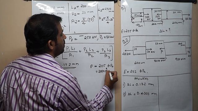 Uni-Axial Loading. Numericals. Lecture 4