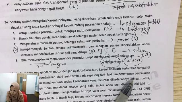 PEMBAHASAN SOAL TKP KEDINASAN 3