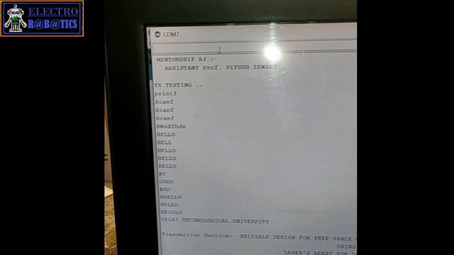 Wireless Data Transmit With Laser Light Experiment || LiFi Project