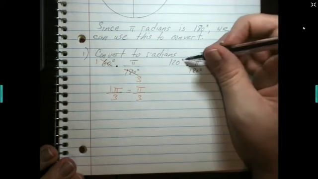 PreC 3.4 Radian Measures Of Angles