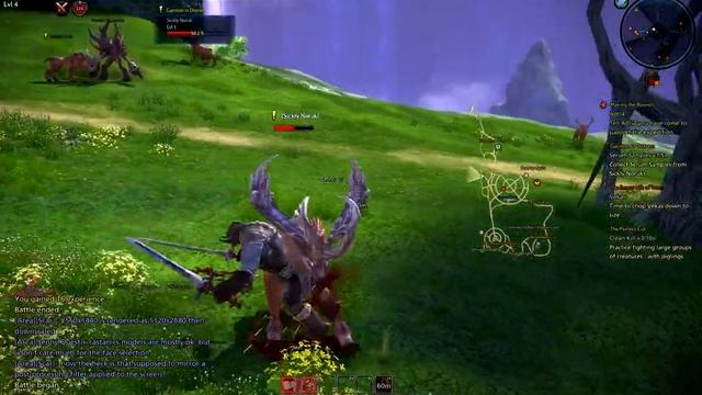 Tera Online: Aman Warrior (First Minutes Gameplay)