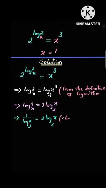 Solving A Simple Exponential And Logarithmic Equation | @goymath