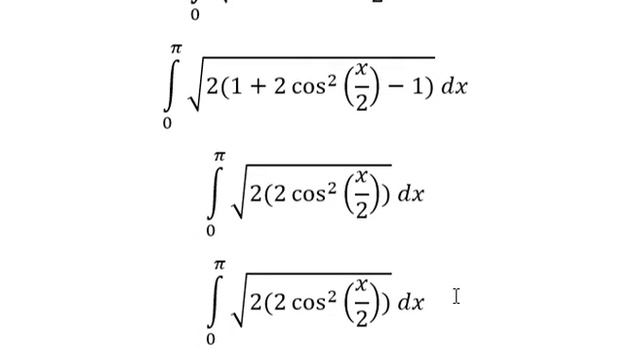 Calculus Help: Integral ∫ From 0 To π √((1+cosx)^2+sin^2x )  Dx - Techniques - Solutions