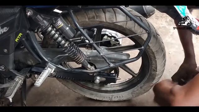 Bigger Size Front Spocket Installation Performance Review Apache RTR 160 | ImranTravelStory