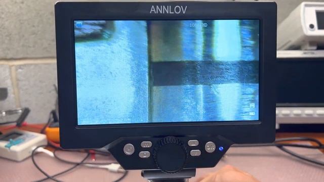 Sony TC-KA5ES Head Under Microscope