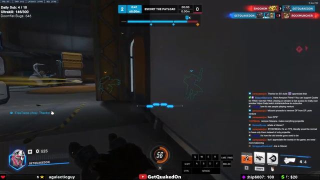 GETQUAKEDON INSANE DOOMFIST - POTG! OVERWATCH 2 SEASON 10