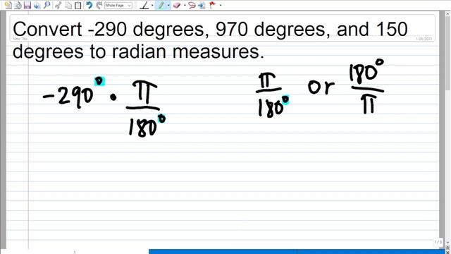 Convert Degree To Radian Measures | QE, Entrance, & Board Exam Math Reviewer