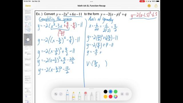 IB Math AA SL: Functions Review (part 1 Of 2, Analysis And Approaches)