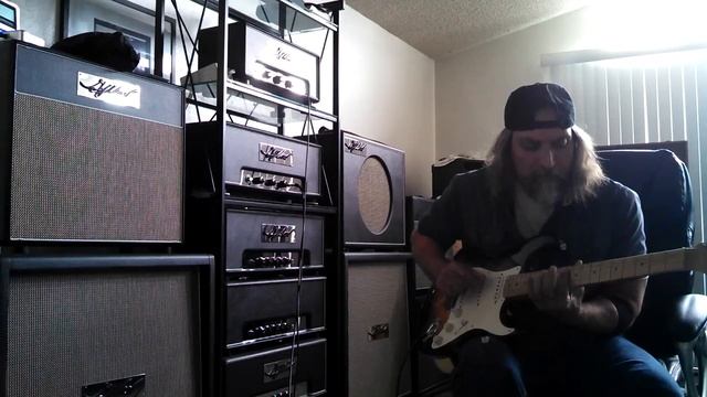 Bob Gjika plays a Gjika Strat through his KT66 50 watt push pull head