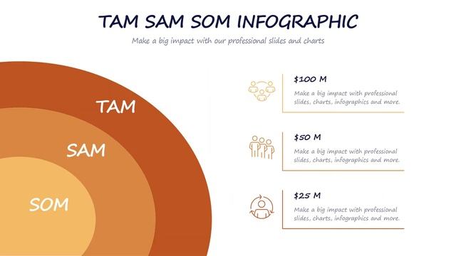 TAM SAM SOM Infographic