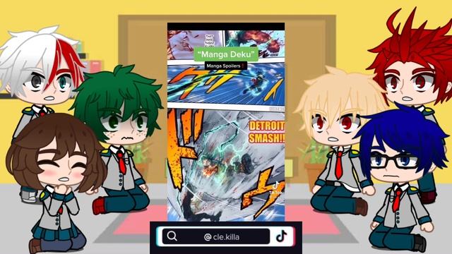 Past Bnha React To Manga Deku | (Bnha Manga Spoilers)
