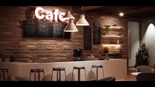 Unreal Engine 5 - Evening Cafe Environment