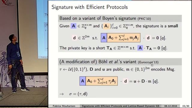Signature Schemes With Efficient Protocols And Dynamic Group Signatures From Lattice Assumptions