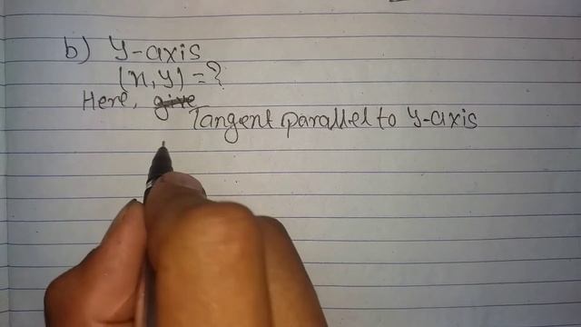 Find Points On The Circle Y^2 + Y^2= 16 At Which Tangents Are Parallel To The A)x-axis B) Y-axis