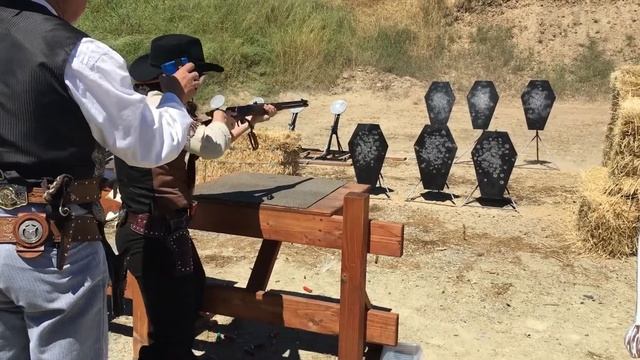 2017 SASS California State Championship - Stage 1 - Lever Action Lenna