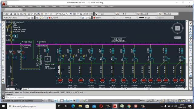 AUTOCAD VE EXCEL İLE Y.G. TRAFO PROJESİ HAZIRLAMA (LİNK AÇIKLAMADA)