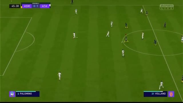 AS MONACO VS ATALANTA - FULL GAME | FIFA 21 SWITCH | EA SPORTS #FIFA21