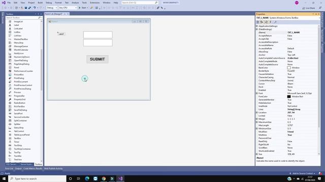 HOW TO ADD TEXTBOX AND BUTTON LABEL MESSAGE BOX Textboxandmessageboxvbnet