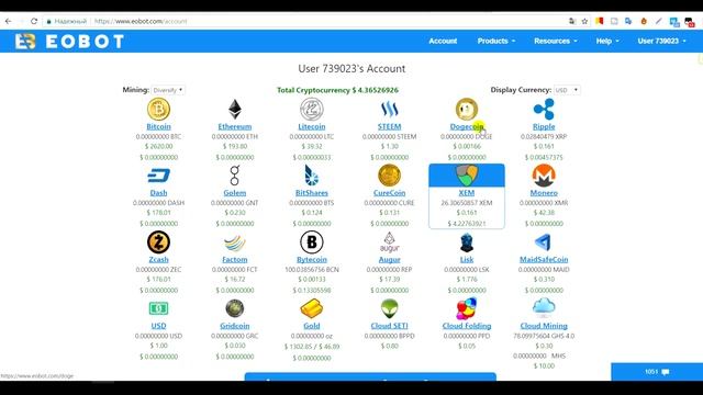 Настройка Еобот!  Майнинг Криптовалюты 2017 ноябрь, как и что делать