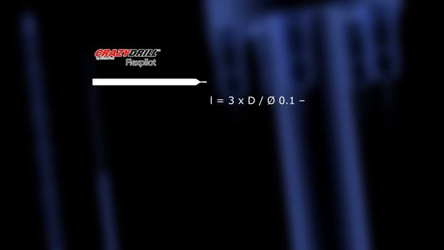 MIKRON TOOL - CrazyDrill Flex - Flexibility