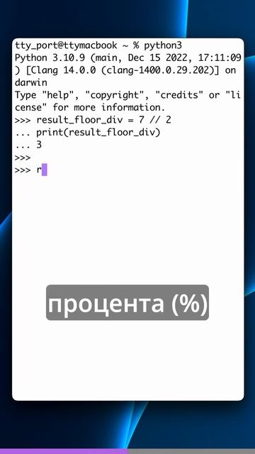 Арифметика бывает и в Python?