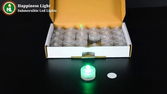 HL 24pcs Submersible LED Light Waterproof Flameless Candle Tealights