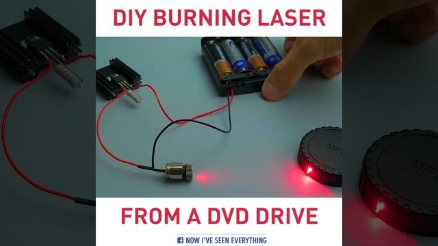 How To Make DIY Burning Laser From A Dvd Drive?
