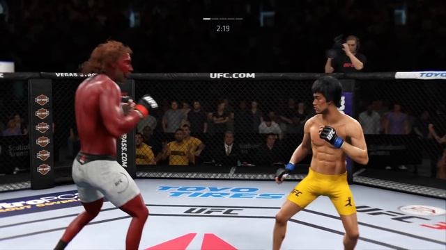 UFC Bruce Lee Vs Angry Chuck Norris SPEED 100 POWER 100 ACCURACY 100