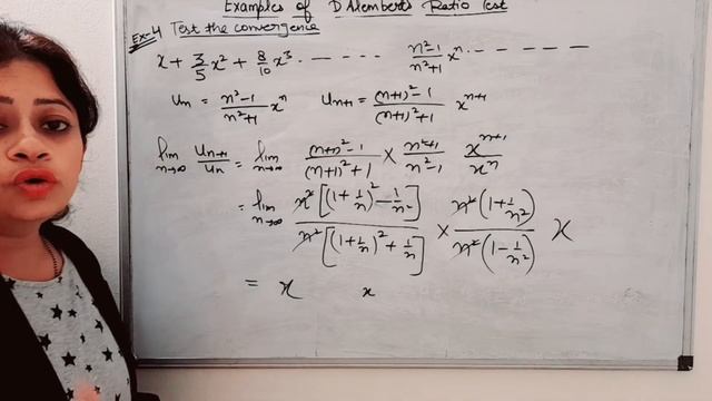 Test The Convergence Of Series  X+3/5x^2+8/10x^3--------