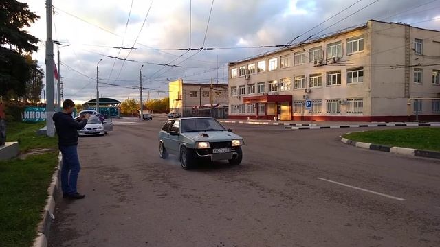 Турбо Ваз. 1.5 бар. Жгём резину