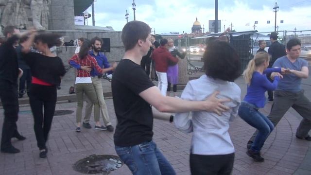 31 июля 2015 года. Хастл на Стрелке В.О. Александр Лагутик и Татьяна Саблина