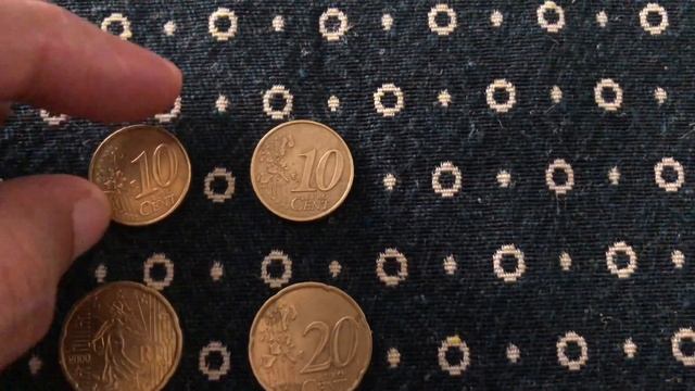 10 euro cent 1999 / 20 euro cent 2000 france