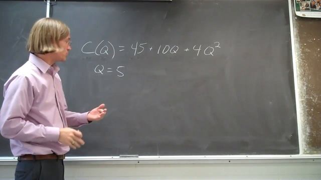 Cost Function - Solving For Total, Fixed, And Variable Costs - Sample Problem Without Calculus