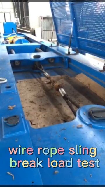 Wire Rope Sling Break Load Test