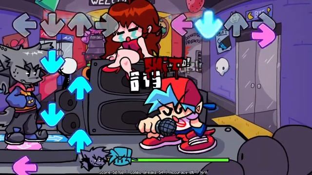 Наглый кот подкатывает к ГФ! || Fnf Vs Kapi Mod || Nyaw