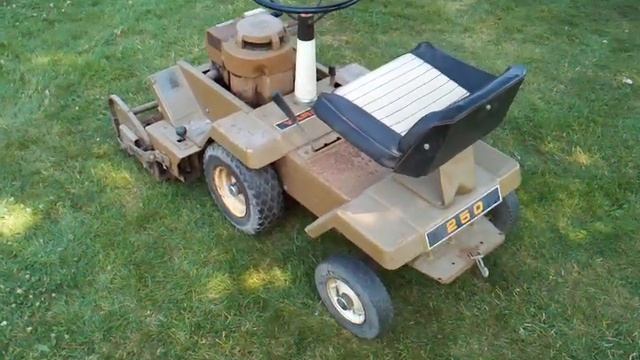 Barn Find, Yard Man 250 Rear Steer Tractor With Reel Mower Attachment