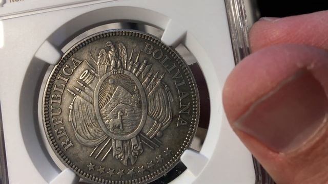 NGC Open Box Coin Grade Results  - Exotic & Unusual Coins - 1800s / 1900s Cuba, Bolivia, New Zealan