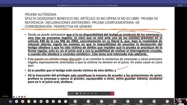 PROBATORIO: Prueba De Referencia