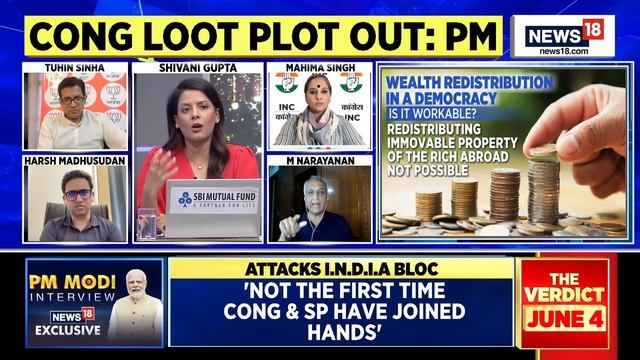 PM Modi LIVE News | PM Modi On Redistribution Plan Of Congress LIVE | N18L | #PMModiToNews18