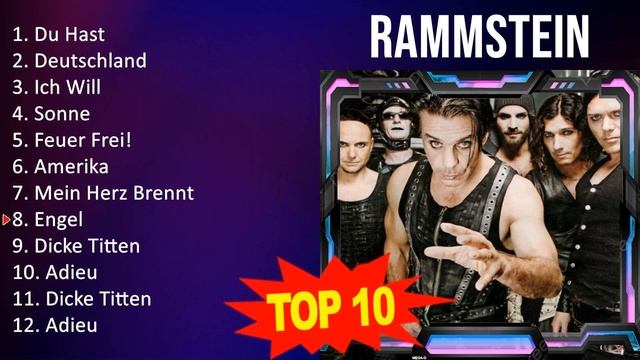 R A M M S T E I N 2023 MIX - Top 10 Best Songs - Greatest Hits - Full Album