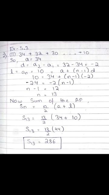 Arithmetic Progressions Exercise-5.3 Solution (Part-6) #learnwithakku #learn #ncert #maths #viral