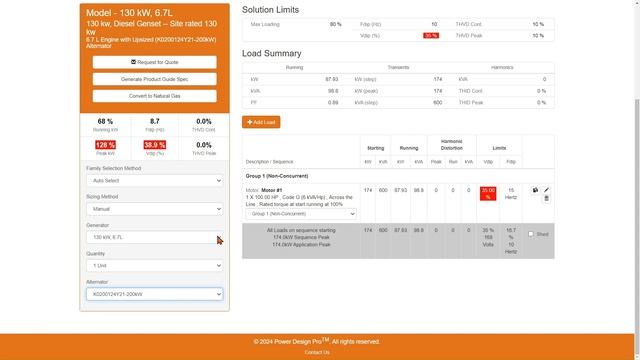 Generac’s Power Design Pro: Red Box Analysis - Optimizing Generator Sizing