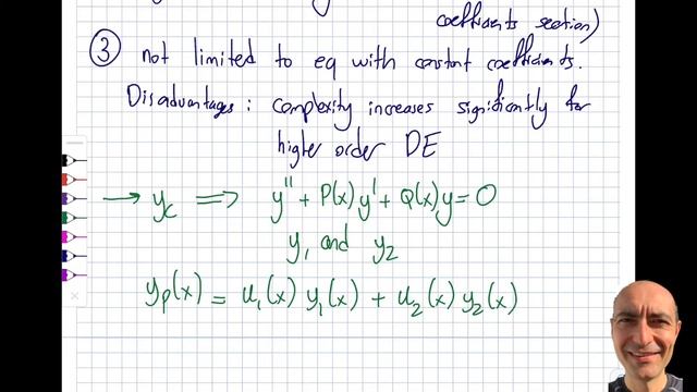 Higher-Order ODE - 3.12 - Variation Of Parameters- Part 1 Of 3