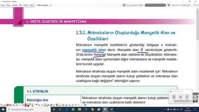 2020-2021 10. Sınıf Fizik F10001 - Elektrik Ve Manyetizma Bölüm-3 | Anlatan Murat Halil Eldeniz