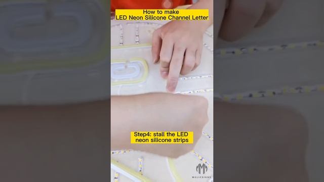 Melicsigns - How To Make LED Neon Silicone Strips Channel Letter