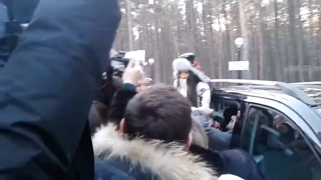 Natalia Oreiro Departure From President Hotel - Ufa - 2.12.2014